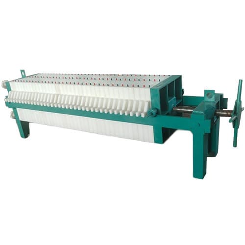 Industrial filter press for ETP STP sludge dewatering by Terraquaer